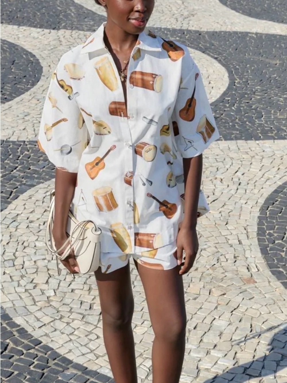 Farm Rio Sound of Rio Printed Shorts